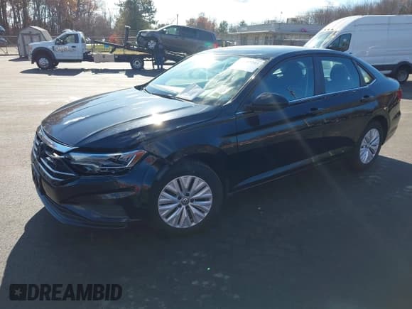 ✅ 2019 Volkswagen Jetta S • VIN: 3VWN57BU0KM031049 • Lot: 43707203. Listed on IAAI with 46,530 mi. Free auction sales archive from the USA and detailed vehicle history report at DreamBid. Image 2.