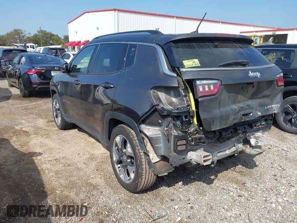 ✅ 2020 Jeep Compass Limited • VIN: 3C4NJCCBXLT126195 • Lot: 43565257. Listed on IAAI with 50,685 mi. Free auction sales archive from the USA and detailed vehicle history report at DreamBid. Image 3.