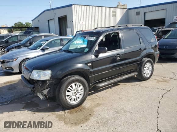 2006 Mercury Mariner Luxury z VIN 4M2CU56126KJ18508, wystawiony jako Copart lot #56960375 z przebiegiem 120 208 mil mil oraz Szkoda całkowita • Salvage title. Historia ofert i sprzedaży dostępna na DreamBid. Obrazek 1.