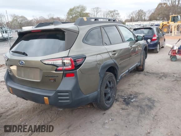 ✅ 2023 Subaru Outback Wilderness • VIN: 4S4BTGSD9P3119601 • Lot: 43733654. Listed on IAAI with 27,798 mi. Free auction sales archive from the USA and detailed vehicle history report at DreamBid. Image 4.
