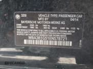 ✅ 2014 BMW 3 Series 320i • VIN: WBA3B1G51ENS78721 • Лот: 43207567. Опубликован ранее на IAAI с пробегом 146 834 миль. Бесплатный доступ к архиву аукционных продаж из США и подробный отчёт об истории автомобиля на DreamBid. Изображение 9.