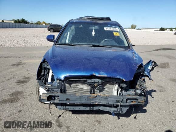 2010 Hyundai Accent SE with VIN KMHCN3ACXAU154570, listed as a Copart auction lot 74481954 with 97,706 mi miles and Salvage title. Bid and sale history available at DreamBid. Image 5.