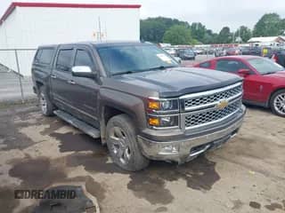 2014 Chevrolet Silverado 1500 LTZ with VIN 3GCUKSEC4EG529562, listed as a IAAI auction lot 42997344 with 130,444 mi miles and . Bid and sale history available at DreamBid. Image 1.