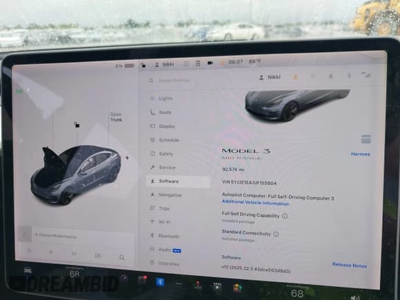 ✅ 2018 Tesla Model 3 Long Range Battery • VIN: 5YJ3E1EA3JF155604 • Lot: 43235907. Wystawiony na IAAI z przebiegiem 92 574 mil. Bezpłatny archiwum sprzedaży aukcyjnych z USA i szczegółowy raport historii pojazdu na DreamBid. Zdjęcie 15.