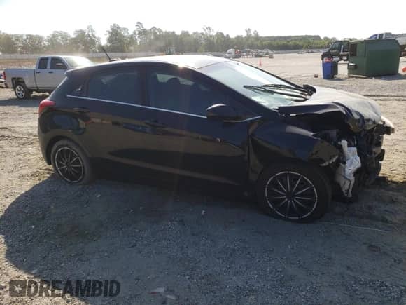 2017 Hyundai Elantra with VIN KMHD35LHXHU349349, listed as a Copart auction lot 66553455 with Not provided miles and Salvage title. Bid and sale history available at DreamBid. Image 4.