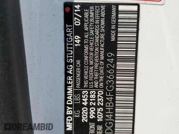 ✅ 2015 Mercedes-Benz C 250 • VIN: WDDGJ4HB4FG366249 • Лот: 59894625. Опубликован ранее на Copart с пробегом 92 439 миль. Бесплатный доступ к архиву аукционных продаж из США и подробный отчёт об истории автомобиля на DreamBid. Изображение 12.