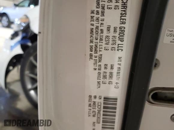 ✅ 2013 Dodge Dart SXT • VIN: 1C3CDFBA0DD303339 • Lot: 91058195. Listed on Copart with 129,875 mi. Free auction sales archive from the USA and detailed vehicle history report at DreamBid. Image 12.