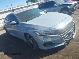 ✅ 2021 Honda Accord Touring • VIN: 1HGCV3F98MA005566 • Lot: 43320543. Listed on IAAI with 44,857 mi. Free auction sales archive from the USA and detailed vehicle history report at DreamBid. Image 1.