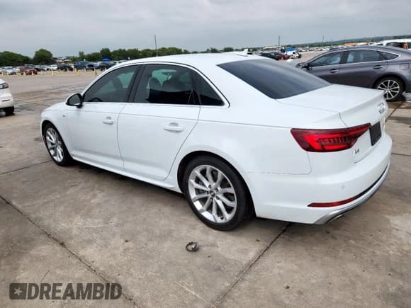 ✅ 2019 Audi A4 Premium Plus • VIN: WAUENAF49KA037596 • Lot: 70231505. Listed on Copart with 72,434 mi. Free auction sales archive from the USA and detailed vehicle history report at DreamBid. Image 2.