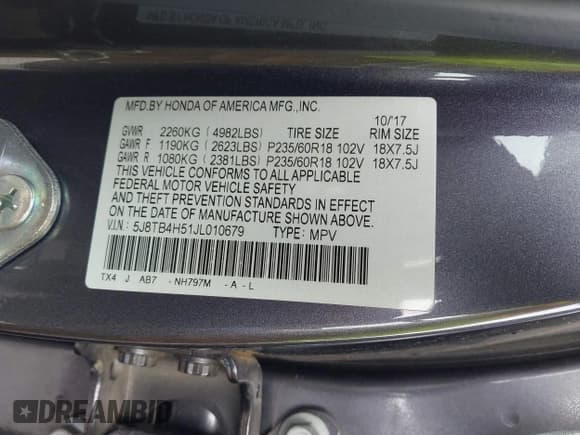 ✅ 2018 Acura RDX Technology • VIN: 5J8TB4H51JL010679 • Лот: 41973440. Опубликован ранее на IAAI с пробегом 97 643 миль. Бесплатный доступ к архиву аукционных продаж из США и подробный отчёт об истории автомобиля на DreamBid. Изображение 9.