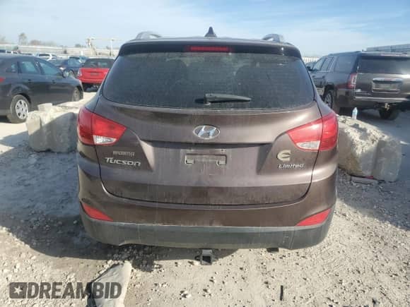 2014 Hyundai Tucson Limited with VIN KM8JU3AGXEU798167, listed as a Copart auction lot 91383875 with 168,758 mi miles and Clean title. Bid and sale history available at DreamBid. Image 6.