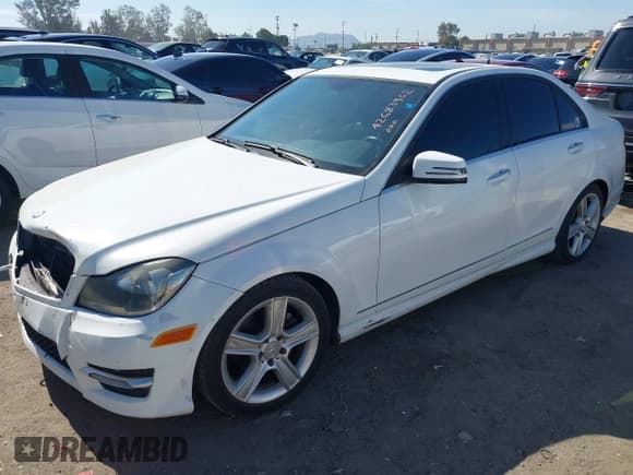 ✅ 2014 Mercedes-Benz C 250 Sport • VIN: WDDGF4HBXEG221328 • Lot: 42683962. Listed on IAAI with 138,588 mi. Free auction sales archive from the USA and detailed vehicle history report at DreamBid. Image 2.