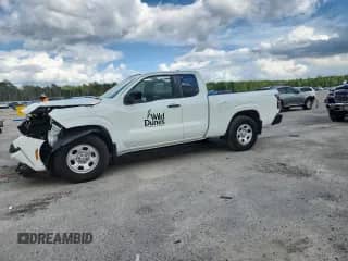 2023 Nissan Frontier S with VIN 1N6ED1CL6PN640519, listed as a Copart auction lot 63281495 with 11,277 mi miles and Salvage title. Bid and sale history available at DreamBid. Image 1.