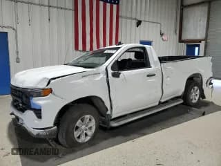 ✅ 2024 Chevrolet Silverado 1500 Work Truck • VIN: 3GCNAAED6RG335745 • Lot: 87460495. Listed on Copart with 9,888 mi. Free auction sales archive from the USA and detailed vehicle history report at DreamBid. Image 1.