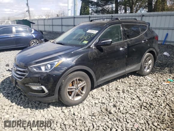 ✅ 2017 Hyundai Santa Fe 2.4L • VIN: 5NMZUDLB4HH008291 • Лот: 47001474. Опубликован ранее на Copart с пробегом 53 376 миль. Бесплатный доступ к архиву аукционных продаж из США и подробный отчёт об истории автомобиля на DreamBid. Изображение 1.