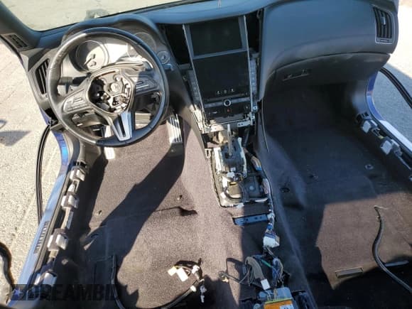 ✅ 2020 Infiniti Q50 Red Sport 400 • VIN: JN1FV7ARXLM660502 • Lot: 80834575. Listed on Copart with Not provided. Free auction sales archive from the USA and detailed vehicle history report at DreamBid. Image 8.