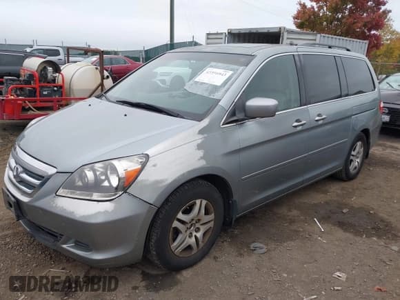 ✅ 2007 Honda Odyssey EX-L • VIN: 5FNRL38617B021380 • Лот: 43556943. Опубликован ранее на IAAI с пробегом 153 486 миль. Бесплатный доступ к архиву аукционных продаж из США и подробный отчёт об истории автомобиля на DreamBid. Изображение 2.