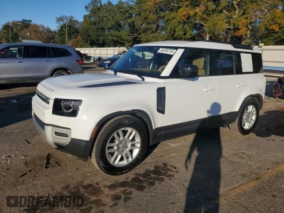 ✅ 2025 Land Rover Defender S • VIN: SALEJ7EX7S2368905 • Лот: 84394734. Опубликован ранее на Copart с пробегом 2 391 миль. Бесплатный доступ к архиву аукционных продаж из США и подробный отчёт об истории автомобиля на DreamBid. Изображение 1.