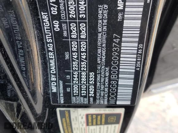 ✅ 2013 Mercedes-Benz GLK 350 • VIN: WDCGG8JB0DG093747 • Лот: 91836175. Опубликован ранее на Copart с пробегом Не указан. Бесплатный доступ к архиву аукционных продаж из США и подробный отчёт об истории автомобиля на DreamBid. Изображение 14.