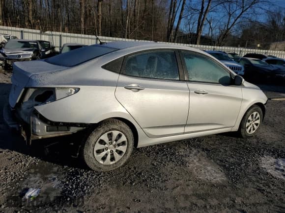 ✅ 2017 Hyundai Accent SE • VIN: KMHCT4AE9HU202325 • Лот: 41013564. Опубликован ранее на Copart с пробегом 112 876 миль. Бесплатный доступ к архиву аукционных продаж из США и подробный отчёт об истории автомобиля на DreamBid. Изображение 3.