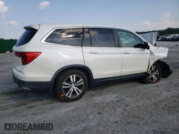 ✅ 2017 Honda Pilot EX-L • VIN: 5FNYF5H79HB013598 • Lot: 62476735. Listed on Copart with Not provided. Free auction sales archive from the USA and detailed vehicle history report at DreamBid. Image 3.