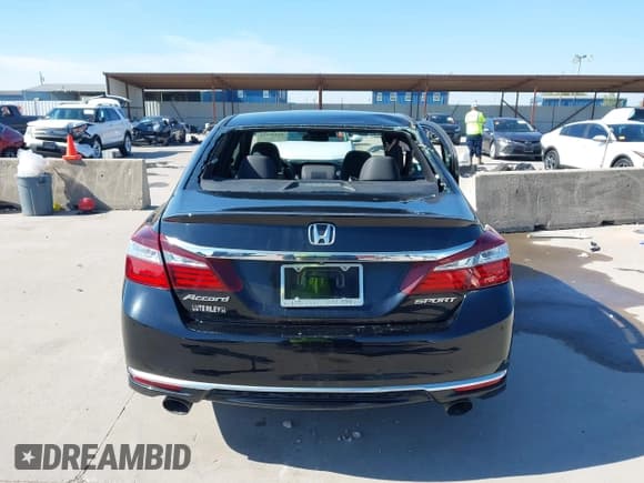 ✅ 2017 Honda Accord Sport • VIN: 1HGCR2F66HA137719 • Lot: 43400319. Listed on IAAI with 111,145 mi. Free auction sales archive from the USA and detailed vehicle history report at DreamBid. Image 17.