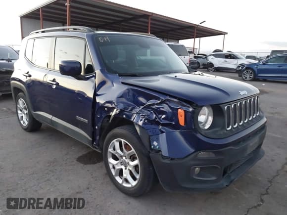 ✅ 2017 Jeep Renegade Latitude • VIN: ZACCJABB9HPG59344 • Lot: 43427567. Wystawiony na IAAI z przebiegiem 113 706 mil. Bezpłatny archiwum sprzedaży aukcyjnych z USA i szczegółowy raport historii pojazdu na DreamBid. Zdjęcie 1.