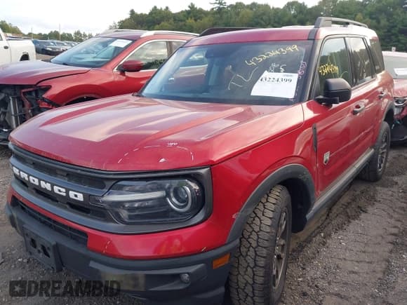 ✅ 2021 Ford Bronco Sport Big Bend • VIN: 3FMCR9B62MRA92402 • Lot: 43224399. Listed on IAAI with 141,073 mi. Free auction sales archive from the USA and detailed vehicle history report at DreamBid. Image 17.