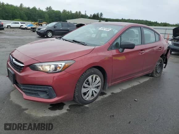 2020 Subaru Impreza with VIN 4S3GKAB61L3600058, listed as a Copart auction lot 60421565 with 79,237 mi miles and Salvage title. Bid and sale history available at DreamBid. Image 1.