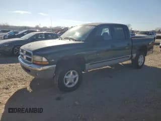 ✅ 2000 Dodge Dakota Sport • VIN: 1B7GG2AX9YS751552 • Лот: 92704535. Опубликован ранее на Copart с пробегом 136 781 миль. Бесплатный доступ к архиву аукционных продаж из США и подробный отчёт об истории автомобиля на DreamBid. Изображение 1.