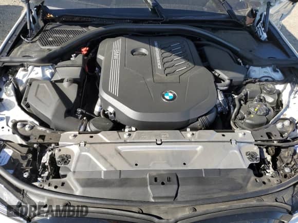 2024 BMW 3 Series M340i with VIN 3MW49FS05R8E84383, listed as a Copart auction lot 72015615 with 12,747 mi miles and Salvage title. Bid and sale history available at DreamBid. Image 11.