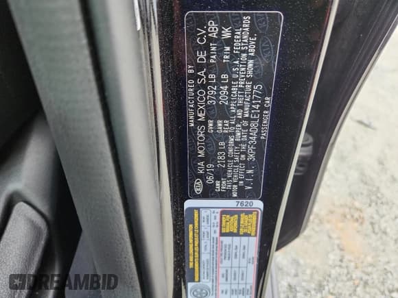 ✅ 2020 Kia Forte GT-Line • VIN: 3KPF34AD8LE141775 • Лот: 82198665. Опубликован ранее на Copart с пробегом 69 291 миль. Бесплатный доступ к архиву аукционных продаж из США и подробный отчёт об истории автомобиля на DreamBid. Изображение 12.