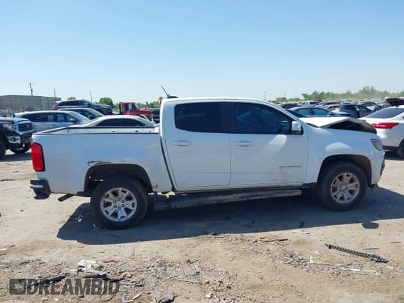 ✅ 2022 Chevrolet Colorado 2WD LT • VIN: 1GCGSCEA0N1313191 • Lot: 41976729. Listed on IAAI with 27,568 mi. Free auction sales archive from the USA and detailed vehicle history report at DreamBid. Image 13.