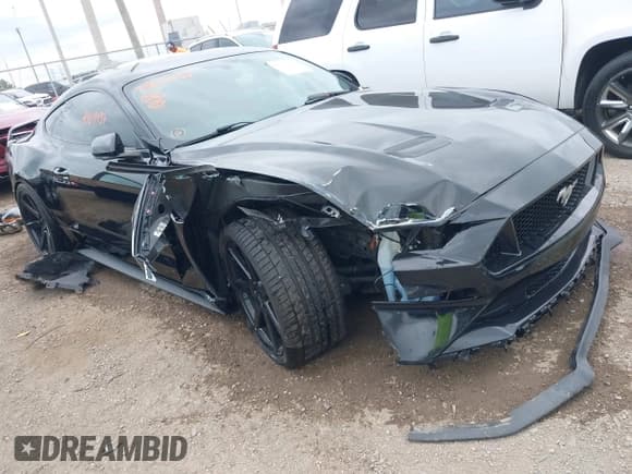 ✅ 2020 Ford Mustang GT • VIN: 1FA6P8CF1L5114039 • Lot: 43019457. Listed on IAAI with 49,838 mi. Free auction sales archive from the USA and detailed vehicle history report at DreamBid. Image 1.