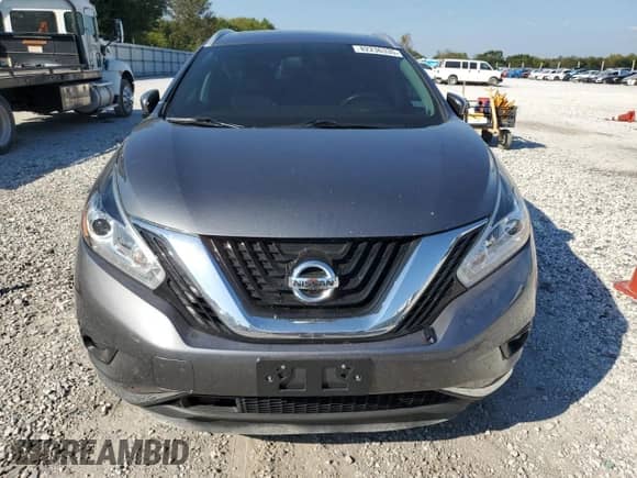 2017 Nissan Murano Platinum with VIN 5N1AZ2MH5HN106735, listed as a Copart auction lot 82236335 with 100,669 mi miles and Salvage title. Bid and sale history available at DreamBid. Image 5.