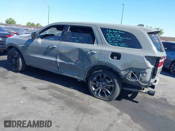 2021 Dodge Durango GT with VIN 1C4RDHDG1MC689049, listed as a IAAI auction lot 42655128 with 112,896 mi miles and . Bid and sale history available at DreamBid. Image 6.