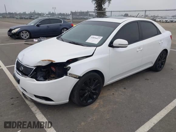 ✅ 2011 Kia Forte SX • VIN: KNAFW4A39B5392259 • Lot: 43856427. Listed on IAAI with 191,011 mi. Free auction sales archive from the USA and detailed vehicle history report at DreamBid. Image 2.