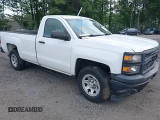 ✅ 2014 Chevrolet Silverado 1500 Work Truck • VIN: 1GCNCPEH5EZ327419 • Lot: 42654351. Listed on IAAI with 214,722 mi. Free auction sales archive from the USA and detailed vehicle history report at DreamBid. Image 1.