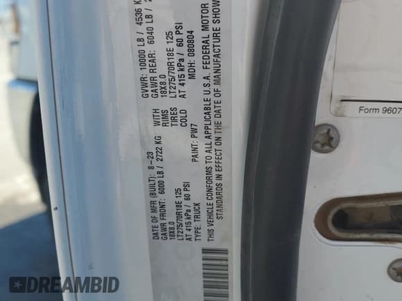 ✅ 2024 Ram 2500 Big Horn • VIN: 3C6UR5DL5RG100958 • Lot: 56332725. Listed on Copart with 24,686 mi. Free auction sales archive from the USA and detailed vehicle history report at DreamBid. Image 12.