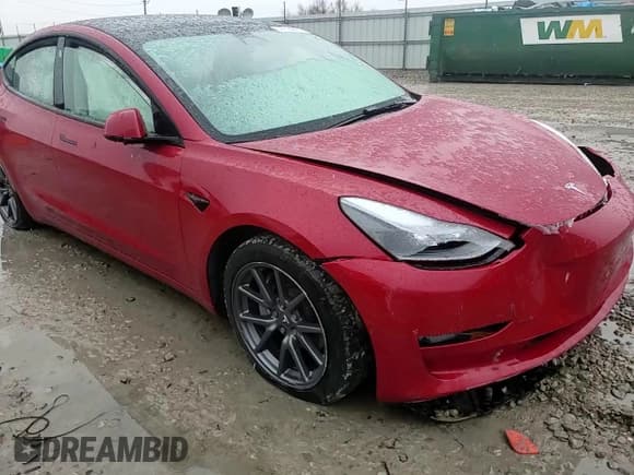 ✅ 2022 Tesla Model 3 • VIN: 5YJ3E1EA2NF192004 • Lot: 41438885. Listed on Copart with Not provided. Free auction sales archive from the USA and detailed vehicle history report at DreamBid. Image 11.