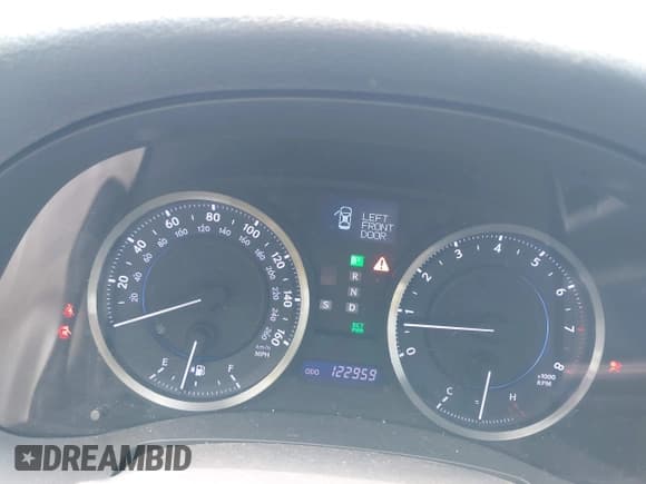 ✅ 2012 Lexus IS 250 • VIN: JTHCF5C28C5054383 • Lot: 42738269. Listed on IAAI with 122,959 mi. Free auction sales archive from the USA and detailed vehicle history report at DreamBid. Image 7.