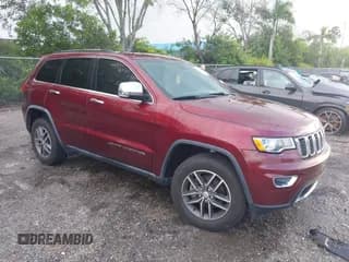 ✅ 2017 Jeep Grand Cherokee Limited • VIN: 1C4RJEBGXHC685212 • Lot: 43358135. Listed on IAAI with 98,711 mi. Free auction sales archive from the USA and detailed vehicle history report at DreamBid. Image 1.