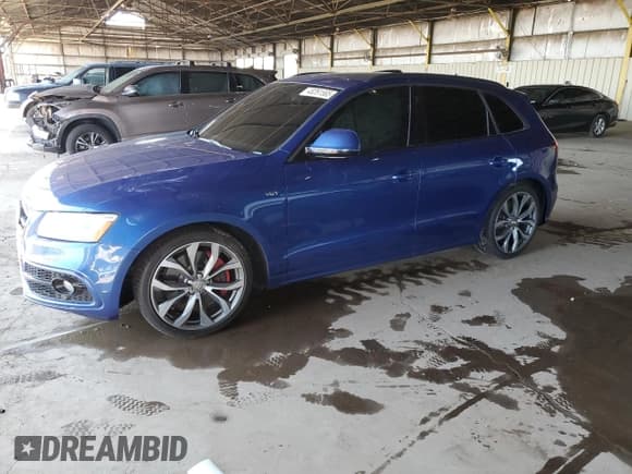 ✅ 2016 Audi SQ5 • VIN: WA1VCBFP9GA014751 • Lot: 48261565. Listed on Copart with 98,970 mi. Free auction sales archive from the USA and detailed vehicle history report at DreamBid. Image 1.