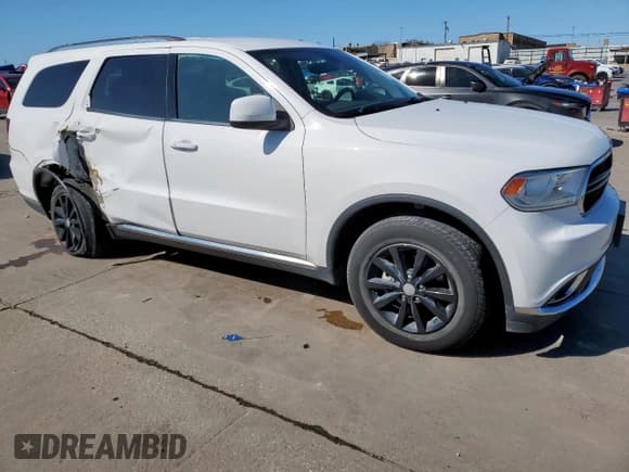 ✅ 2017 Dodge Durango SXT • VIN: 1C4RDJAG3HC824081 • Lot: 48723325. Listed on Copart with 129,372 mi. Free auction sales archive from the USA and detailed vehicle history report at DreamBid. Image 4.