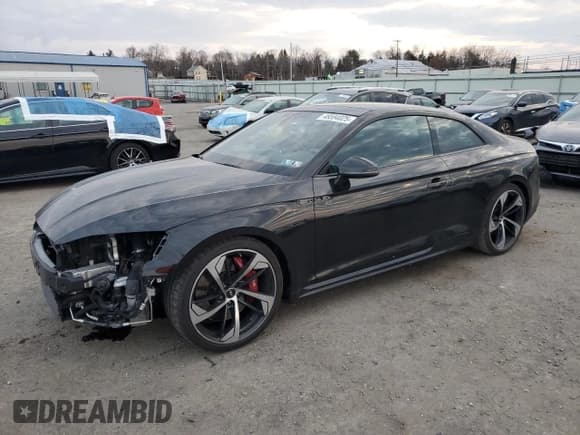 ✅ 2019 Audi RS 5 • VIN: WUAPWAF52KA901134 • Lot: 48594025. Listed on Copart with 43,929 mi. Free auction sales archive from the USA and detailed vehicle history report at DreamBid. Image 1.