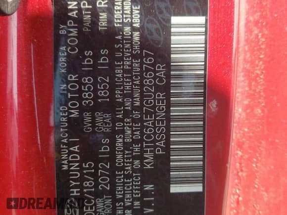 ✅ 2016 Hyundai Veloster Turbo • VIN: KMHTC6AE7GU286767 • Лот: 70764284. Размещён на Copart с пробегом 77 022 миль миль. Получите бесплатный доступ к архиву аукционных продаж из США и посмотрите подробный отчёт об истории автомобиля на DreamBid. Изображение 12.