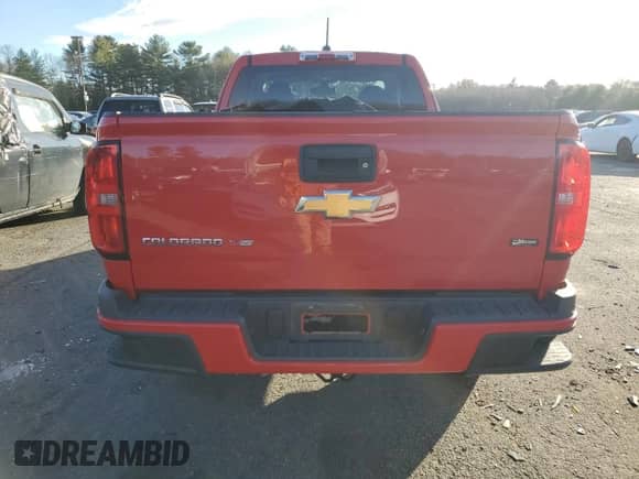 2018 Chevrolet Colorado 4WD Work Truck with VIN 1GCHTBEN1J1100193, listed as a Copart auction lot 81039564 with 27,829 mi miles and Salvage title. Bid and sale history available at DreamBid. Image 6.