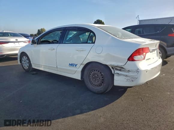 ✅ 2010 Honda Civic GX • VIN: 19XFA4F56AE000336 • Lot: 94922065. Listed on Copart with 137,624 mi. Free auction sales archive from the USA and detailed vehicle history report at DreamBid. Image 2.