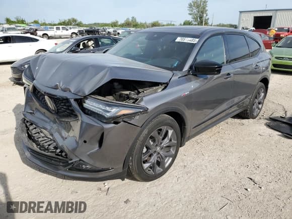 ✅ 2023 Acura MDX w/A-Spec Package • VIN: 5J8YE1H03PL003855 • Lot: 70515485. Wystawiony na Copart z przebiegiem 35 770 mil. Bezpłatny archiwum sprzedaży aukcyjnych z USA i szczegółowy raport historii pojazdu na DreamBid. Zdjęcie 1.