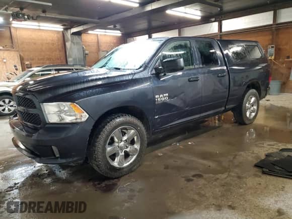 2019 Ram 1500 Tradesman with VIN 1C6RR7FG3KS534893, listed as a Copart auction lot 87383215 with 47,512 mi miles and Salvage title. Bid and sale history available at DreamBid. Image 1.